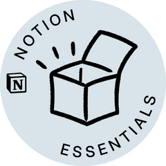 Notion Essentials Credley Badge